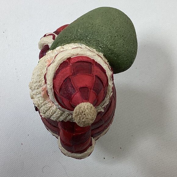 Christmas Santa Figure Ceramic Resin 5" - Picture 5 of 7